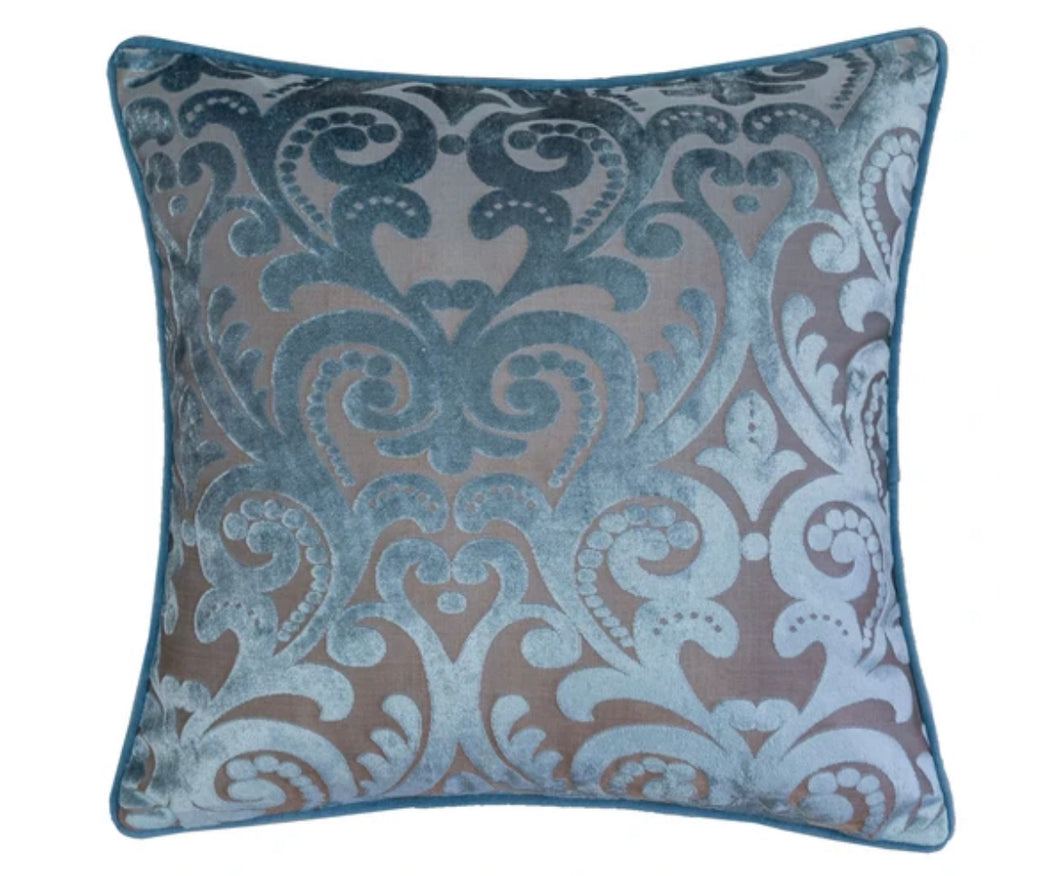Damask Velvet Elegant Pillow