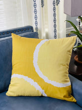 Load image into Gallery viewer, Yellow and White Pillow
