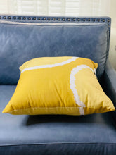 Load image into Gallery viewer, Yellow and White Pillow
