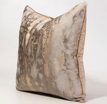 Load image into Gallery viewer, Champagne Gray Abstract Pillow
