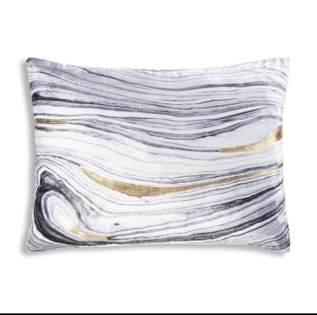 Mayaro Grey Marble Pillow