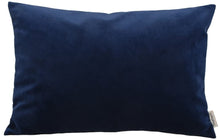 Load image into Gallery viewer, Navy Blue Velvet Pillow
