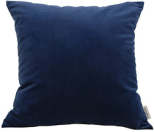 Load image into Gallery viewer, Navy Blue Velvet Pillow
